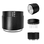 JUELICH 3-in-1 Coffee Distributor and Tamper with WDT Tool – Espresso Distribution Tool Set, Professional Espresso Accessories Kit, Fits 58mm Portafilters (58mm)