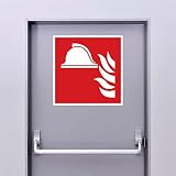 Autocollant Panneau Stockage de matériel de Lutte Contre l'incendie - ISO7010 - F004-10cm x 10cm