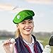 Shurhome Trendy Painter Hat with Green Turf Fashion Funny Berets for Sports Photography Golfer Headwear Painter Outdoor Sports Caps