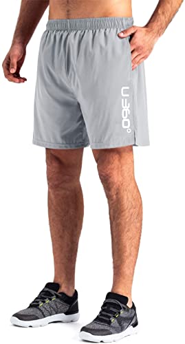 Image of Men's Workout Running Shorts Quick Dry Lightweight Gym Shorts with Zip Pockets S5Shorts