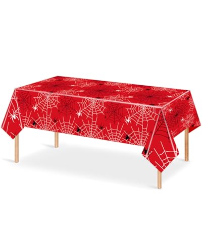 JUKOTA Spider - Nappe pour Anniversaire d'enfant - 108 × 180 cm - Décoration d'anniversaire pour garçon - Spider - Décoration d'anniversaire 1 an - Nappe de fête pour Enfants - Décoration de fête
