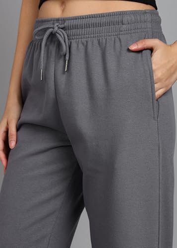 Image of Alan Jones Clothing Women's Regular Fit Mid Rise Fleece Jogger Regular Pants Winterwear