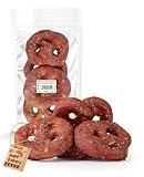 HAPPET Golosinas para perros - Juego de 4 bocadillos naturales de fácil digestión, con pechuga de pato (22 %) y piel cruda, deliciosos bocadillos para perros de todas las razas