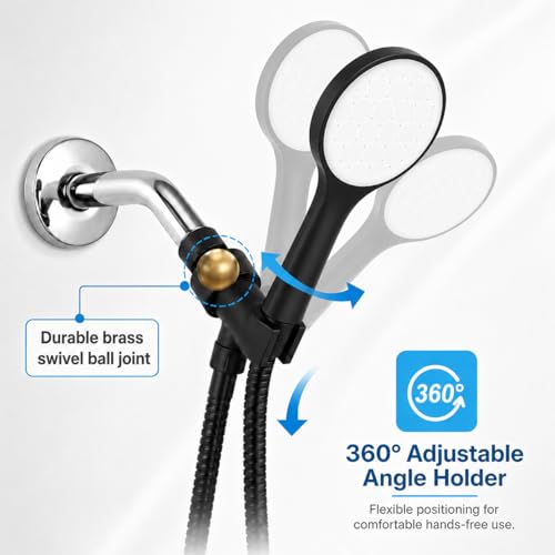Cabezal de ducha desmontable con manguera 5 ft acero inoxidable miniatura 4