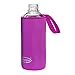 Trendglas Jena Flaschenhülle/Neopren-Schutzhülle/Thermohülle, violett - für Glasflasche, 1000 ml