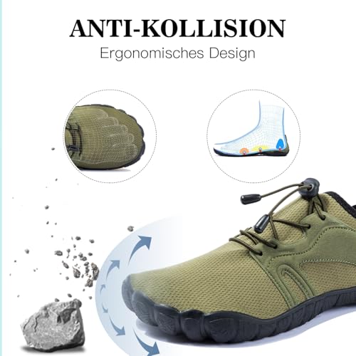 Men's Hike Barefoot Quick-Dry Sports Shoes Wide Toe Aqua for Swim Diving Surfing Kayaking Pool Beach Walking2