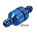 Ruilogod 30mmx12mmx6mm Aluminium Alloy RC Car Model Toy Oil Filter Blue (id: c8c 953 bff 38f cad