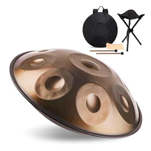 �^���o���� �j�Z�� �^���o�����X�^���h�t �^���o�����X�^���h 9/10/12�� 56cm �X�`�[�� �p�[�J�b�V���� 432HZ/440HZ �^���o���� �p �T�E���h�Z���s�[ �p�[�\�i���E���f�B�e�[�V���� ���K(10NOTES-Gold,440HZ)