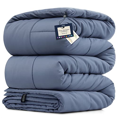 Belador Twin Comforter Duvet Insert Twin Size Bed Comforter- All-Season Down Alternative Comforters, Mid-Plush Lightweight Comforter, Box Quilted Siliconized Fiberfill Oeko-Tex Hotel Comforter #TOP6