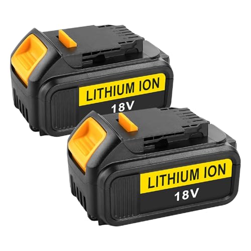 Energup 2 X 18V 5.0Ah Batteria di Ricambio per Dewalt Batteria 18V DCB184 DCB200 DCB182 DCB180...