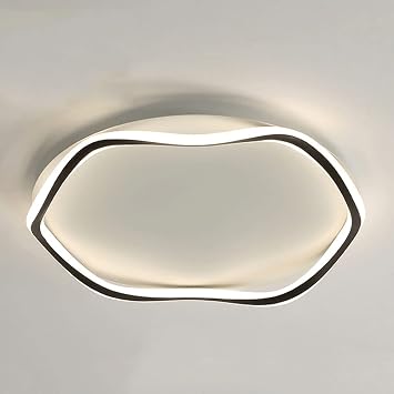 Simple Modern LED Flush Mount Ceiling Light Creative Cold White Circle Lighting Ultra-Thin 1.6 Inch Ceiling Decoration Lighting Fixtures Cold White LED Ceiling Lamp