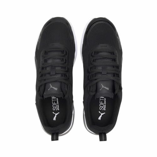 Image of PUMA Unisex's Electron Street Era Black-Dark Shadow White Running Shoe (37412601) (11 UK), Puma Black-Dark Shadow-Puma White