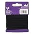 Goody Ouchless Seamless Hair Elastics, 8 Ct, Black, Damage-Free Gentle Hold Elastic Ties, No Snag or Pull, For All Occasions, Chic Styling Accessories for Women & Men, All Hair Types