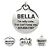 Stainless Steel Pet ID Tags - Engraved Personalized Dog Tags, Cat Tags Front & Back up to 8 Lines of Text – Bone, Round, Heart, Flower, Badge, House, Star, Rectangle, Bow Tie