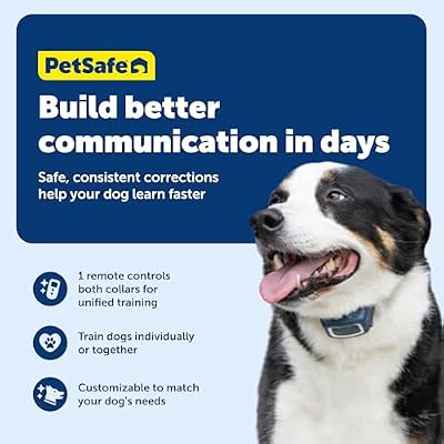 PetSafe Add-A-Dog Remote Training Collar Smaller Version for Small or Medium Dogs Choose from Tone, Vibration, or 15 Levels of Static Stimulation Waterproof and Durable Rechargeable