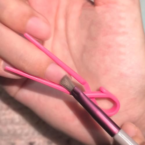Gutol 20-teiliges Nagellackschutz-Set für die Finger, wiederverwendbarer Nagelrandschutz, rutschfeste Fingerschutzclips, Zubehör für Nageldesign (Pink)