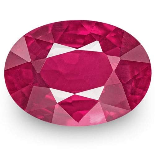 Rubis de Birmanie 7,25 Ratti véritable pierre de naissance rouge non chauffée