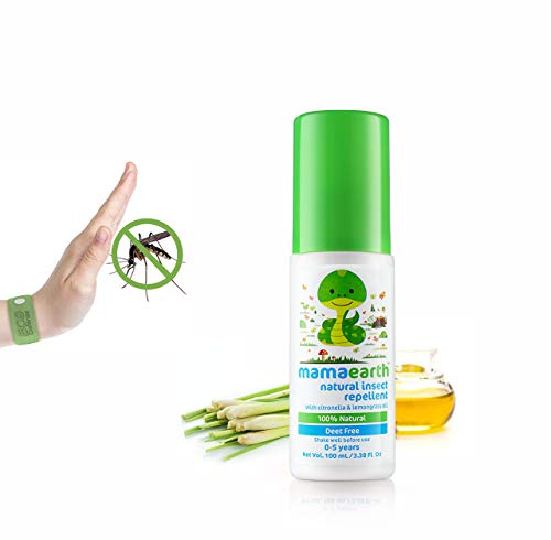Image of Mamaearth Natural Insect Repellent for Babies (100 ml, 0-5 Yrs), Pack of 3