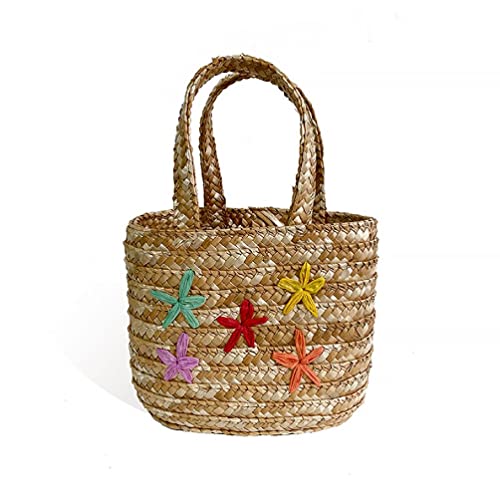 Driibubur Paniers à Fleurs tissés Sac Cover