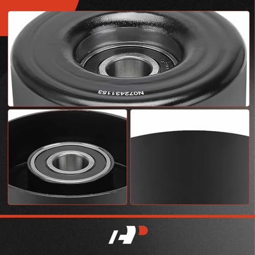 A-Premium Belt Idler Pulley Compatible with Honda & Jeep & Chevrolet & Toyota & GMC & Ford & Dodge & Buick & Acura & Lexus & Cadillac & Isuzu & Jaguar & Lincoln & Mercury & Oldsmobile & Pontiac by A-premium - Image 6