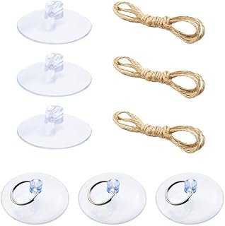 9Pcs Reptile Suction Cups Set - Suction Cups Replacement for Lizard Hammock, Bearded Dragon Suction Cups Reptile Habitat Suction Cups, Suction Cups for Reptile Terrarium