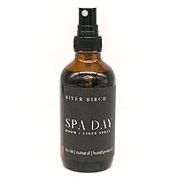 Vista 10 de River Birch Spray de lino y habitación perfumado a pachulí y mandarina Fragancia para el hogar Botella de vidrio ámbar de 4 onzas Aroma