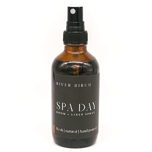 Miniatura 10 de River Birch Spray de lino y habitación perfumado a pachulí y mandarina Fragancia para el hogar Botella de vidrio ámbar de 4 onzas Aroma