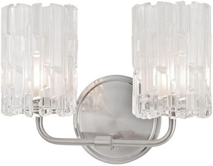 Hudson Valley Lighting 1332-SN Dexter - 2 Light Bath and Vanity 8.5 inches Tall and 11.25 inches Wide - Satin Nickel