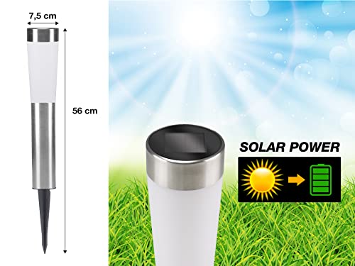 BEPER P207OUT002 Solar Garden Lights Outdoor, 1 Piece - Garden Solar Lights Outdoor, IP44 Protection, 22 in - Image 3