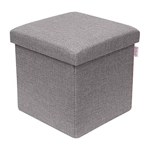 KNECKES Hochwertiger Kinderhocker & Sitzhocker (30x30x30cm) | ideal für Kinder als Kinderzimmermöbel | Hocker zusammenfaltbar Cover