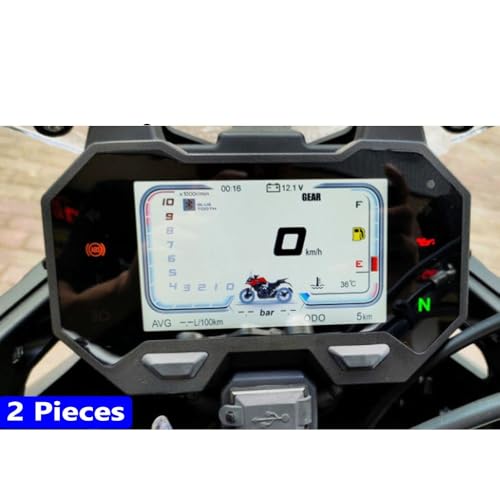 Protection compteur vitesse en TPU premium pour moto Loncin DS - 2