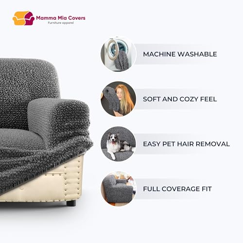 image for PAULATO BY GA.I.CO. Stretch Sectional Sofa Slipcover 1-Piece – Bi-El