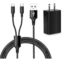شاحن الخلاط المحمول ، سلك شاحن محول التيار المتردد USB متوافق مع زجاجة شاكر الكهربائية VOLTRX / OBERLY / Vaeqozva / Hotsch / Devan المحمولة