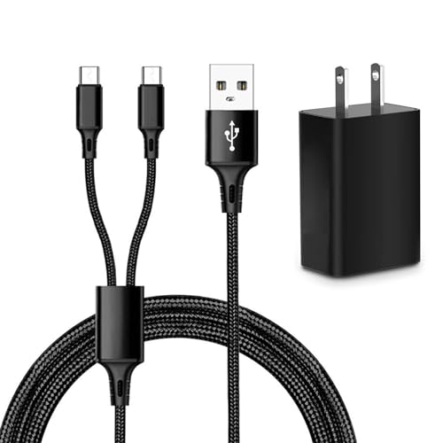 Handheld Fan Charger, USB AC Adapter Charger Compatible for JISULIFE/TriPole/VersionTECH Handheld Mini Fan, Compatible for SkyGenius/Koonie/Viniper/efluky Clip on Desk Fan