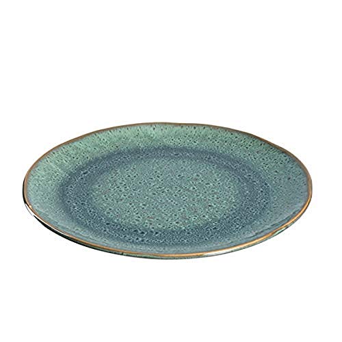 Leonardo - Matera - Frühstücksteller, Kuchenteller, Teller - Keramik - Farbe: Grün - Maße (ØxH): 23 x 2 cm