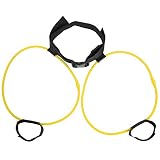 Spannband Natürliche Latex Spannband Bein Training Widerstand Bands Fitness Yoga Stretch Elastisches Seil Gelb 15LB