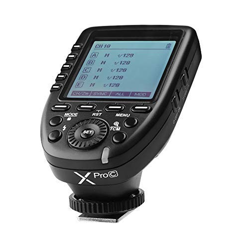 Godox Xpro-C Flash Trigger Transmitter With E-Ttl Ii 2.4G Wireless X System Hss Lcd Screen Compatible For Canon Dslr Camera #TOP20