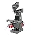 JET JTM-4VS-1 Mill With 3-Axis ACU-RITE 203 DRO (Knee) With X, Y and Z-Axis Powerfeeds