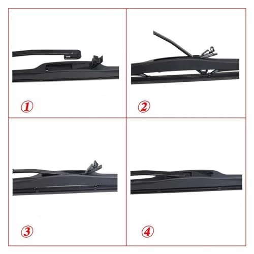 Balai d'essuie-glace robuste Subaru Forester SH ensemble vitres complet - 7