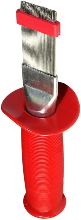 yaoqijie Cleaning Brush Small Bent Teeth Repair Tool Replacement Parts Manual Anti Slip Handle Ergonomic Fin Comb Stainless Steel Pin