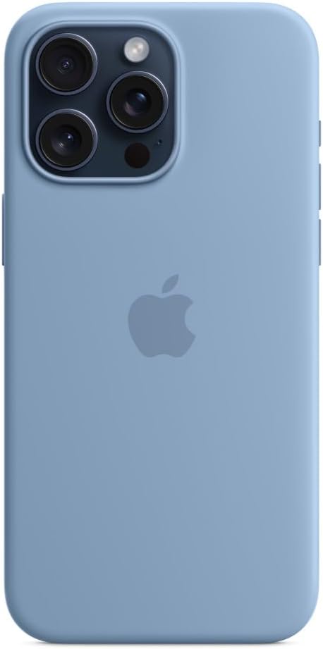 Apple iPhone 15‍ Pro Max‍ Silicone Case with MagSafe - Winter Blue: Detailed Review ‍&​ Recommendations