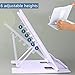 Dicunoy Set of 2 Metal Desk Book Stand, Adjustable Reading Rest Book Holder, Sturdy Bookstands for Recipes, Textbooks, Tablet, Music Books, Cookbook, Recipe, iPad, Magazine, Menu