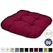 Produktbild Beautissu Stuhlkissen 40x40 cm Lisa  Bequemes 8cm Kissen für Stuhl & Bank  Gepolstertes Sitzkissen Stuhl für Ihre Esszimmer Stühle und Bänke  Sitzpolster in Rot