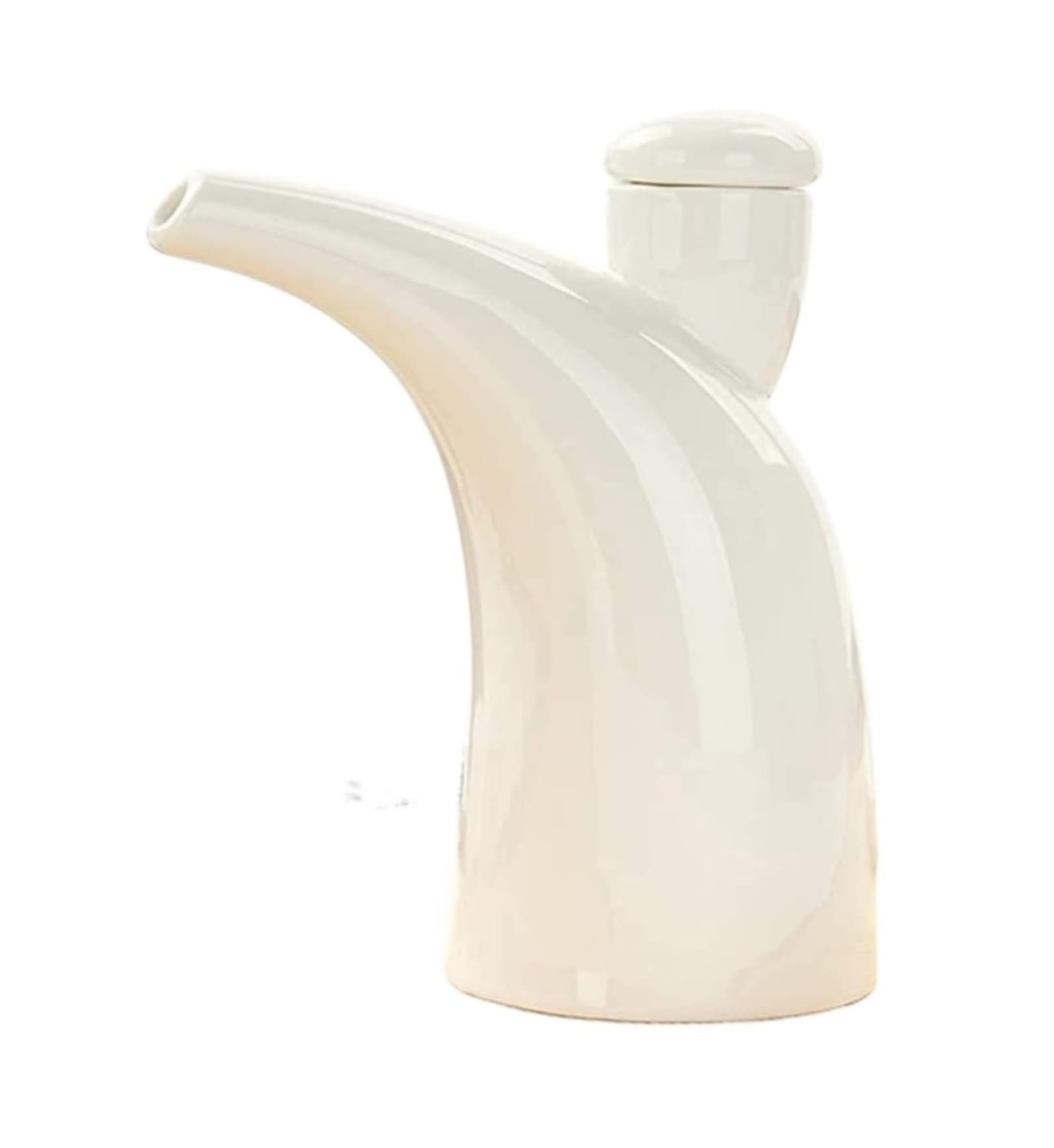Set Olio e aceto Dispenser for Olio e aceto, Dispenser for Bottiglie di Olio in Ceramica Bianca, aceto/Salsa di soia, Dispenser for condimenti liquidi Oliera