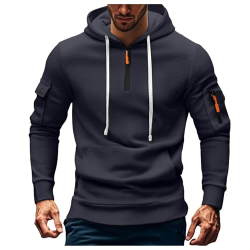 Sudadera protección solar hombre informal para paseos de primavera y tardes casual