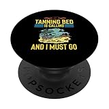 Lettino abbronzante abbronzante Spray Salon Citazioni Indoor Sun Bathing PopSockets PopGrip Intercambiabile