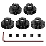 OGRC 48P Pinion Gear Set 28T 29T 30T 31T 32T 3.175mm Shaft Pinion Gear for 1/10 RC Car Monster Truck Buggy