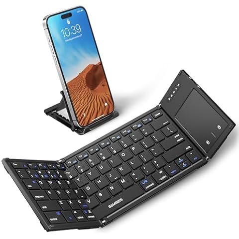 Samsers Foldable Bluetooth Keyboard Cover