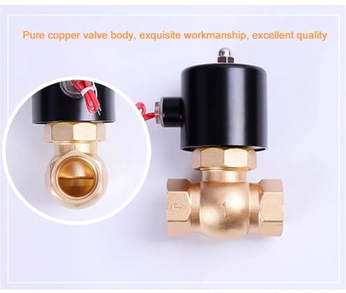 Électrovanne vapeur 220VAC 1/2 pouce normalement fermée pour haute pression - 4