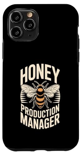 Funny Bee Honey Production Manager �{�I�� �X�}�z�P�[�X iPhone 11 Pro �p